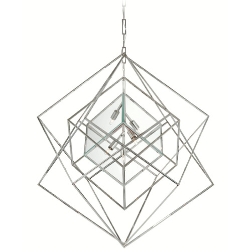 Kelly Wearstler Cubist Chandelier in Polished Nickel by VC Signature