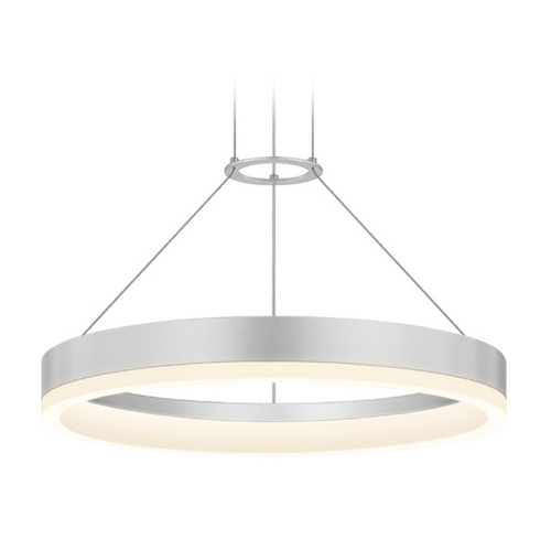 Modern LED Pendant in Aluminum by Sonneman Lighting