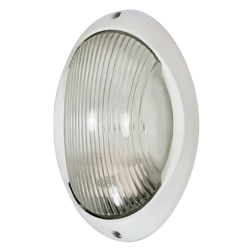 Semi Gloss White Outdoor Wall Light by Nuvo Lighting