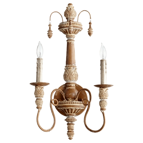 Salento French Umber Sconce by Quorum Lighting