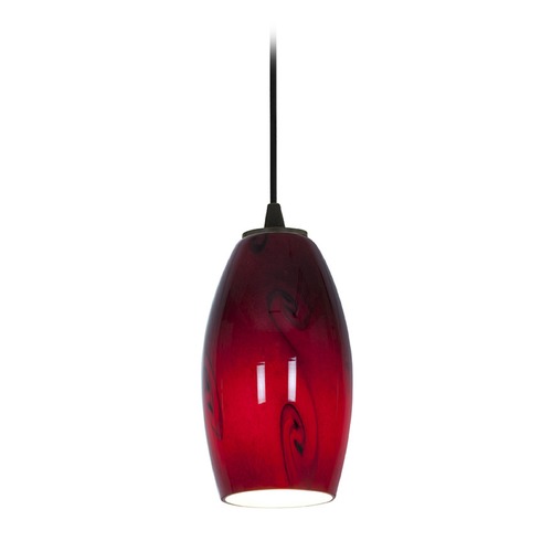 Access Lighting Merlot Oil Rubbed Bronze LED Mini Pendant by Access Lighting 28011-3C-ORB/RUSKY