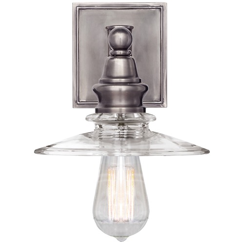 Visual Comfort Signature Collection E.F. Chapman Covington Sconce in Antique Nickel by Visual Comfort Signature CHD2473ANCG