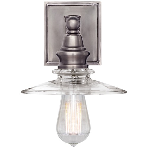 E.F. Chapman Covington Sconce in Antique Nickel by Visual Comfort Signature