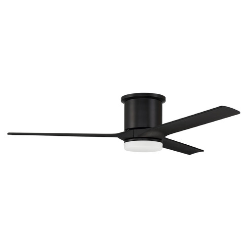 Craftmade Lighting Burke Flat Black LED Ceiling Fan by Craftmade Lighting BRK60FB3