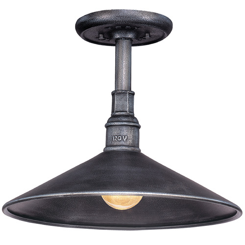 Troy Lighting Toledo Old Silver Outdoor Hanging Light