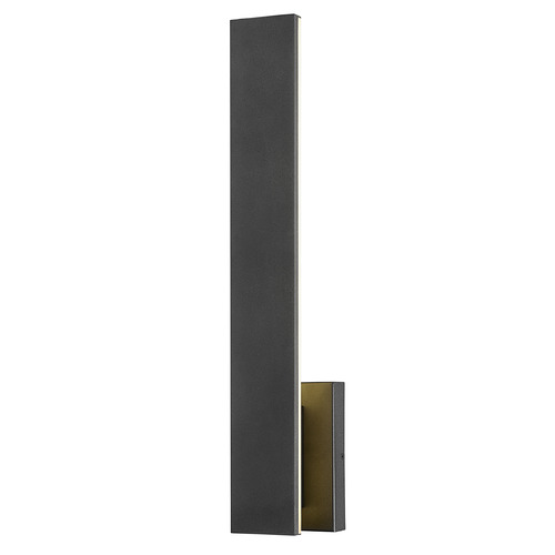 Z-Lite Stylet Sand Black LED Outdoor Wall Light