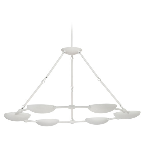 George Kovacs Undertas Piastra White Chandelier
