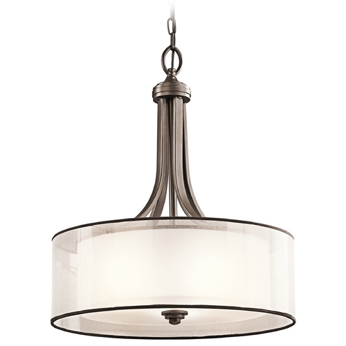 Kichler Lighting Lacey 20-Inch Pendant in Mission Bronze by Kichler Lighting 42385MIZ