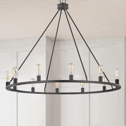 Bainbridge 48-Inch Chandelier in Bronze by Design Classics