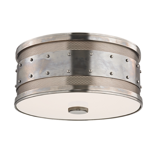 Gaines Historic Nickel Flush Mount by Hudson Valley Lighting