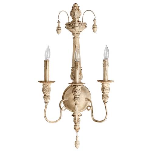 Salento Persian White Sconce by Quorum Lighting