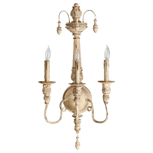 Quorum Lighting Salento Persian White Sconce by Quorum Lighting 5506-3-70