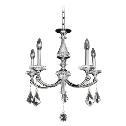 Allegri Lighting Allegri Floridia 5-Light Crystal Chandelier in Polished Chrome 012170-010-FR001