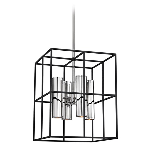 Lagrange Polished Nickel Pendant by Hudson Valley Lighting