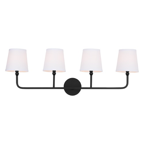 Capital Lighting Dawson 35.25-Inch Vanity Light in Matte Black by Capital Lighting 119341MB-674