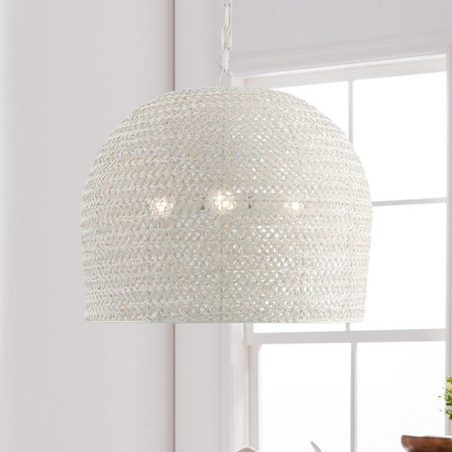 Piero Chandelier in White by Currey & Company