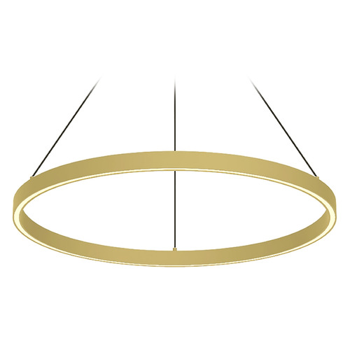 Kuzco Lighting Cerchio Brushed Gold LED Pendant by Kuzco Lighting PD87724-BG