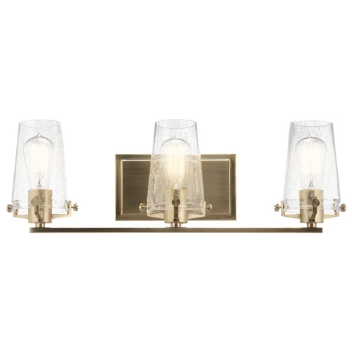 Alton 3-Light Bath Light in Champagne Bronze by Kichler Lighting