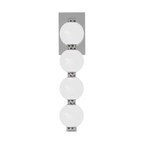 Visual Comfort Modern Collection Visual Comfort Modern Collection Perle Polished Nickel LED Sconce SLWS22527N