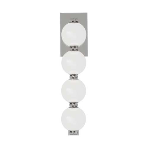 Visual Comfort Modern Collection Perle Polished Nickel LED Sconce