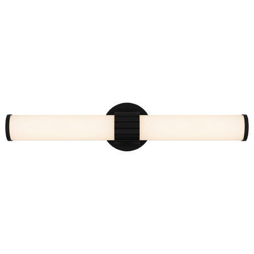 Quoizel Lighting Kaye Matte Black LED Vertical Bathroom Light