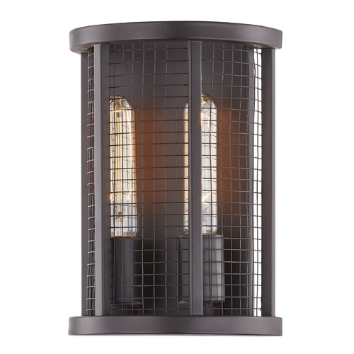 Design Classics Lighting Design Classics Maryl Neuvelle Bronze Caged Sconce 1952-220