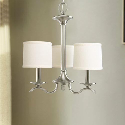Inspire 16.81-Inch Chandelier in Brushed Nickel by Progress Lighting