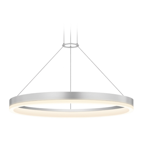 Modern LED Pendant in Aluminum by Sonneman Lighting