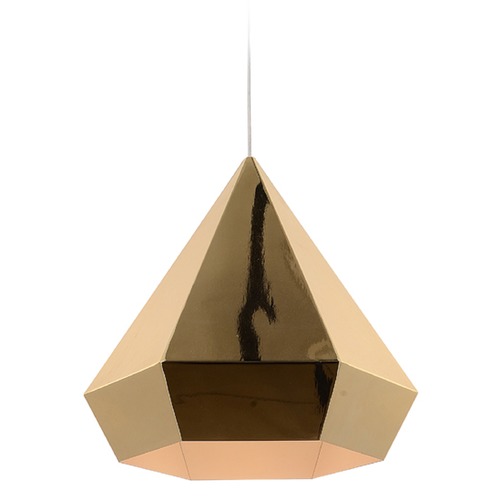 Doheny Ave. Copper Chrome Steel Pendant by Avenue Lighting