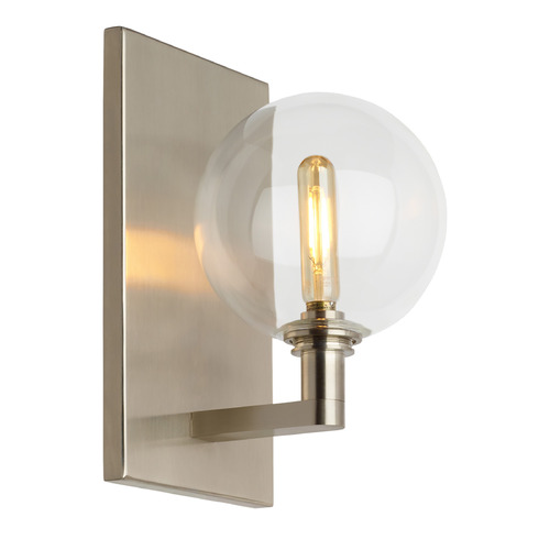 Gambit Wall Sconce in Satin Nickel by Visual Comfort Modern