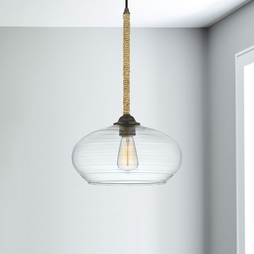 Merino Tarnished Bronze Pendant by Quoizel Lighting