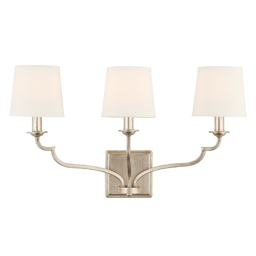 Ophelia 3-Light Wall Sconce in Winter Gold by Capital Lighting