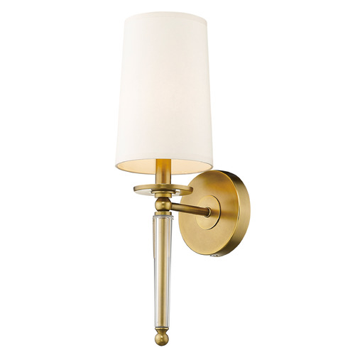 Z-Lite Avery Rubbed Brass Sconce by Z-Lite 810-1S-RB