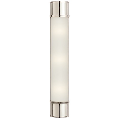 Visual Comfort Signature Collection E.F. Chapman Oxford 24-Inch Bath Light in Nickel by Visual Comfort Signature CHD1553PNFG