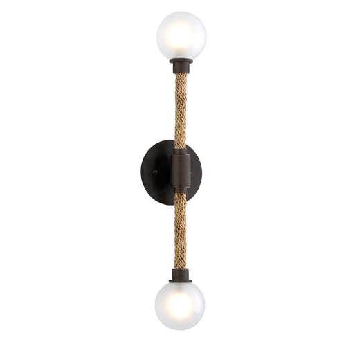 Troy Lighting Nomad 2-Light Bronze Wall Sconce