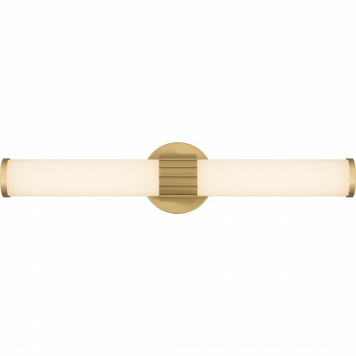 Kaye 22.50-Inch LED Bath Bar in Aged Brass by Quoizel Lighting