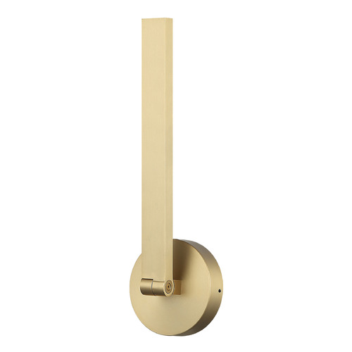 Matteo Lighting Archie Brushed Gold LED Sconce