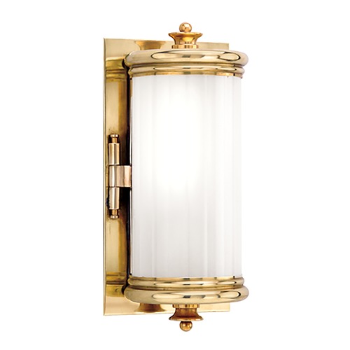Bristol Aged Brass Bathroom Light - Vertical Mounting Only by Hudson Valley Lighting