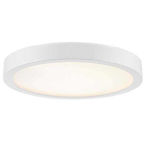 Design Classics Lighting Flat LED Light Surface Mount 8-Inch Round White 5CCT 1385LM 8G-WH