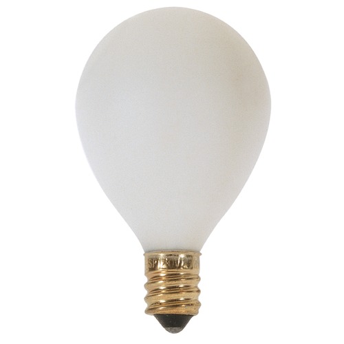 Satco Lighting Incandescent Globe Light Bulb Candelabra Base 120V by Satco S3830