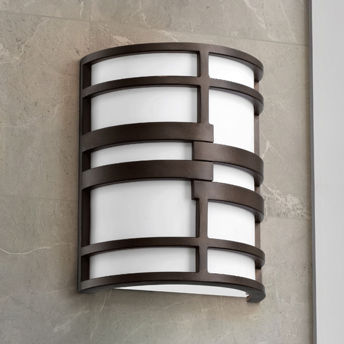 Quorum Lighting Solo Oiled Bronze Sconce by Quorum Lighting 5202-86