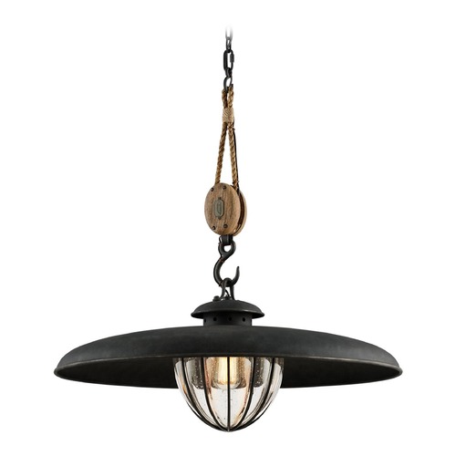 Murphy 32-Inch Wide Pendant in Vintage Iron by Troy Lighting