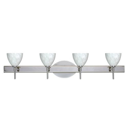 Besa Lighting Besa Lighting Divi Chrome LED Bathroom Light 4SW-185819-LED-CR