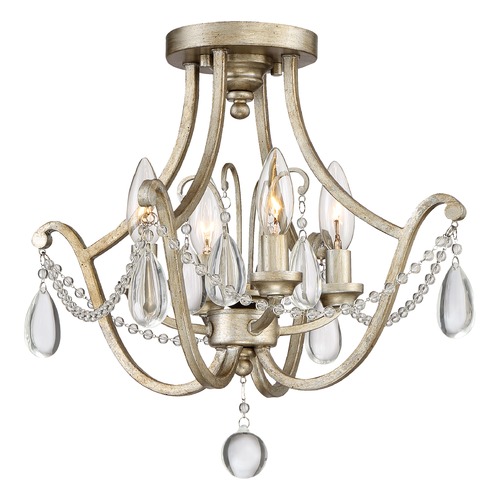 Quoizel Lighting Regent Flush Mount in Vintage Gold by Quoizel Lighting REG1716VG