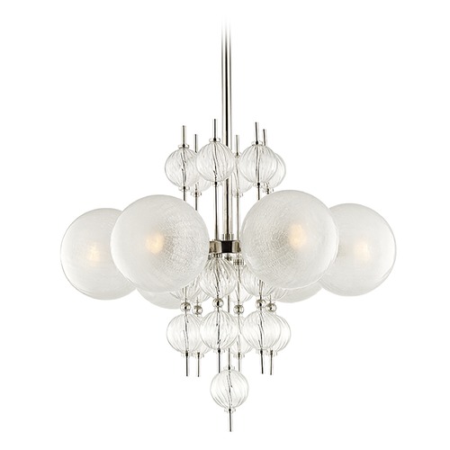 Hudson Valley Lighting Calypso Polished Nickel Chandelier by Hudson Valley Lighting 6427-PN