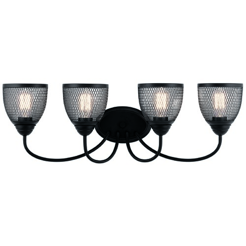 Kichler Lighting Voclain 32-Inch Black Vanity Light by Kichler Lighting 55044BK