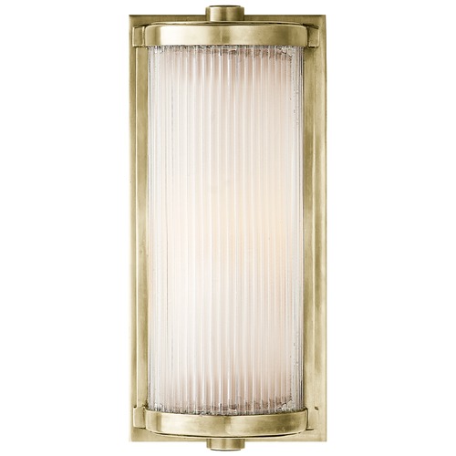 Visual Comfort Signature Collection Thomas OBrien Dresser Glass Rod Light in Nickel by Visual Comfort Signature TOB2140ANFG
