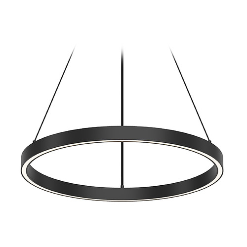 Cerchio Black LED Pendant by Kuzco Lighting