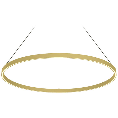 Kuzco Lighting Cerchio Brushed Gold LED Pendant by Kuzco Lighting PD87136-BG