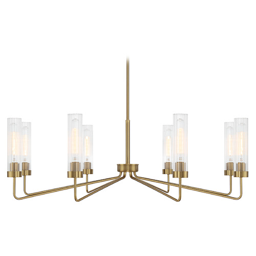 Savoy House Baker Warm Brass Chandelierby Savoy House 1-8860-8-322